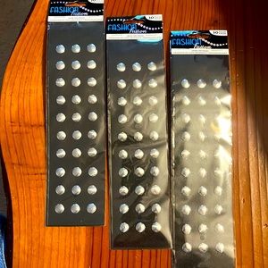 Iron On Silver Studs